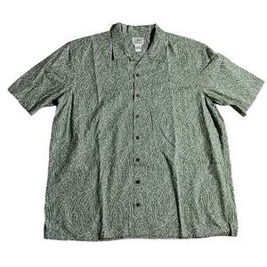 Men's L.L. Bean Traditional Fit Button Up Short Sleeve Shirt XLTall Item #300230